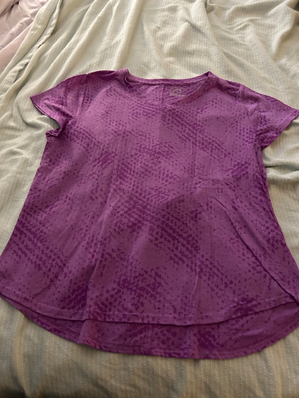 tek gear Purple Short-Sleeve Crewneck Tee